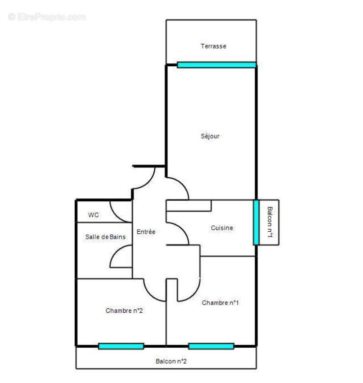 Appartement à LE CANNET