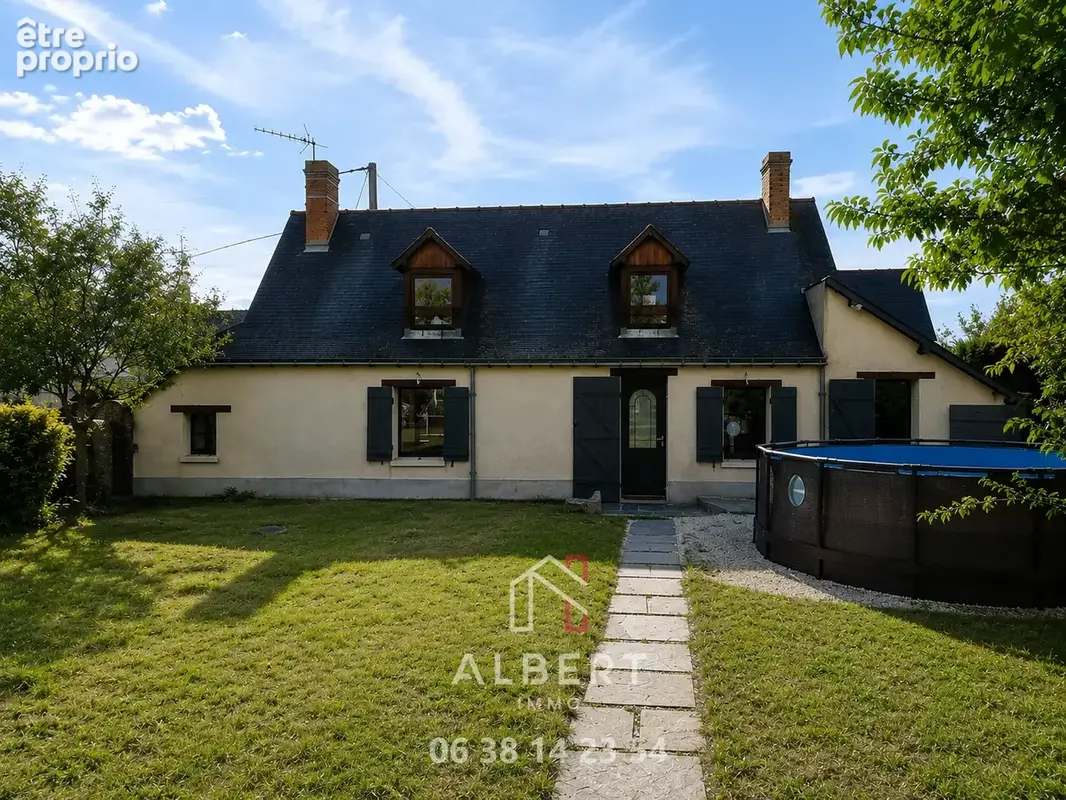 Charmante ancienne rénovée - 2 chambres - Garage, dépendances et jardin - 25 minutes d'Angers - photo 1