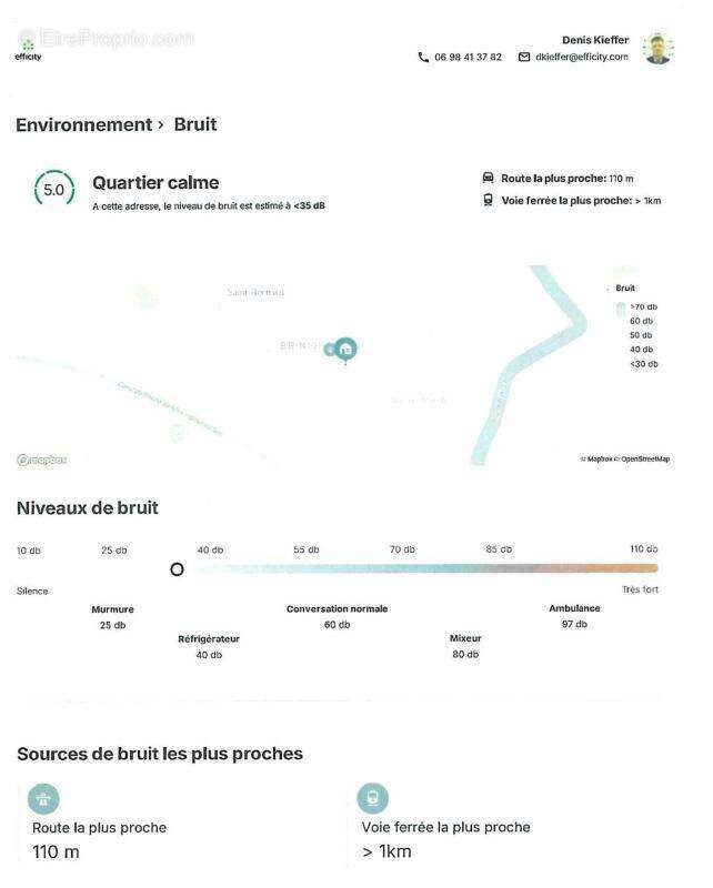Terrain à SAINT-BERNARD