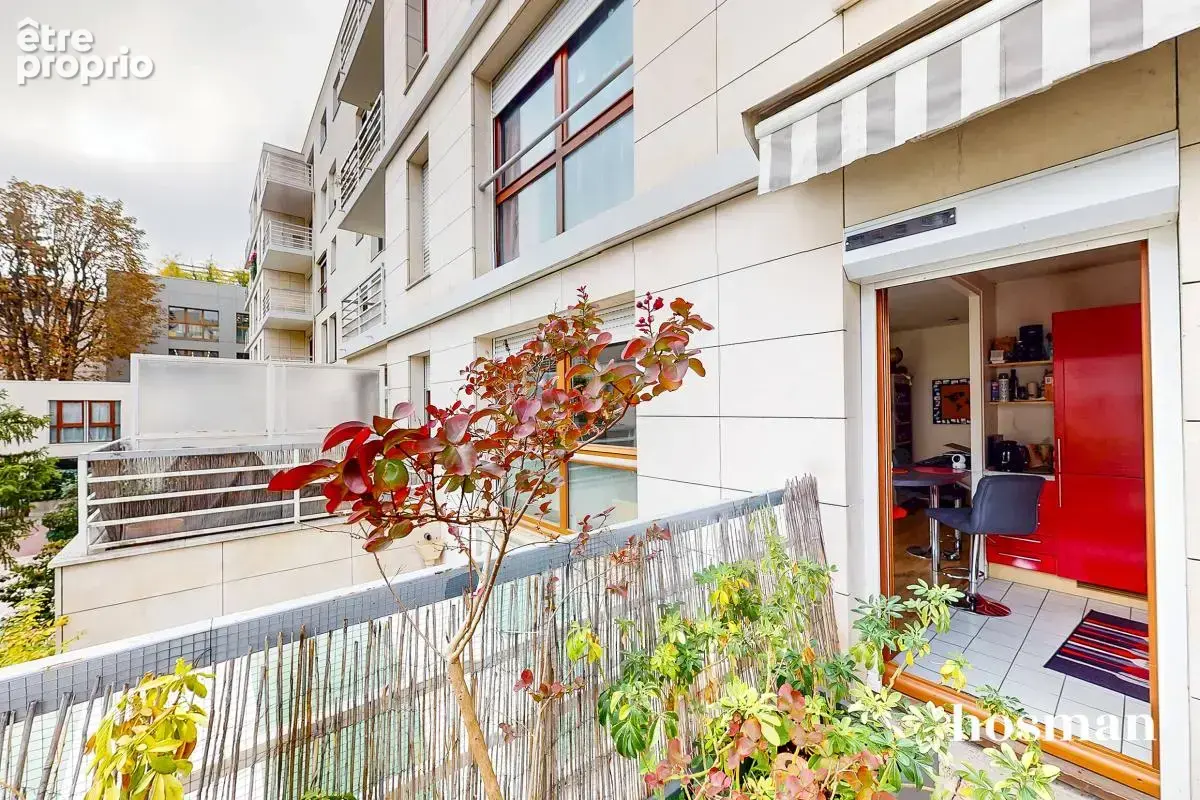Calme absolu ! Appartement 2 pièces 44 m2 avec terrasses, parking, et cave - Villa des Nymphéas, Paris 20e - photo 12