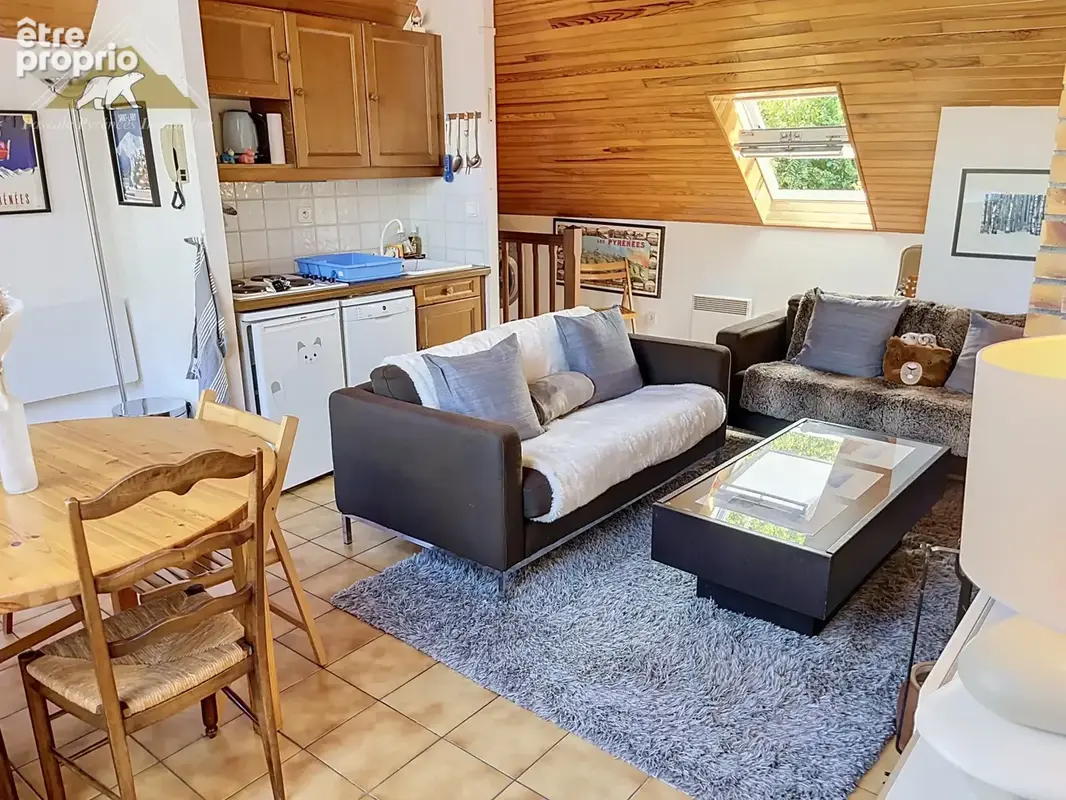 Saint lary village - le doux refuge - t3  duplex - photo 5