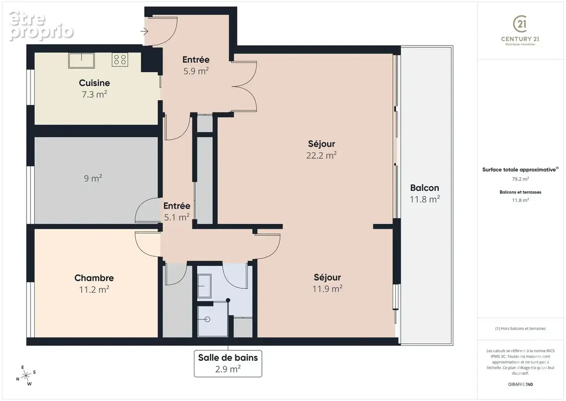 Appartement 4 pièces 81 m² à vendre à Chartres (28000) - photo 14