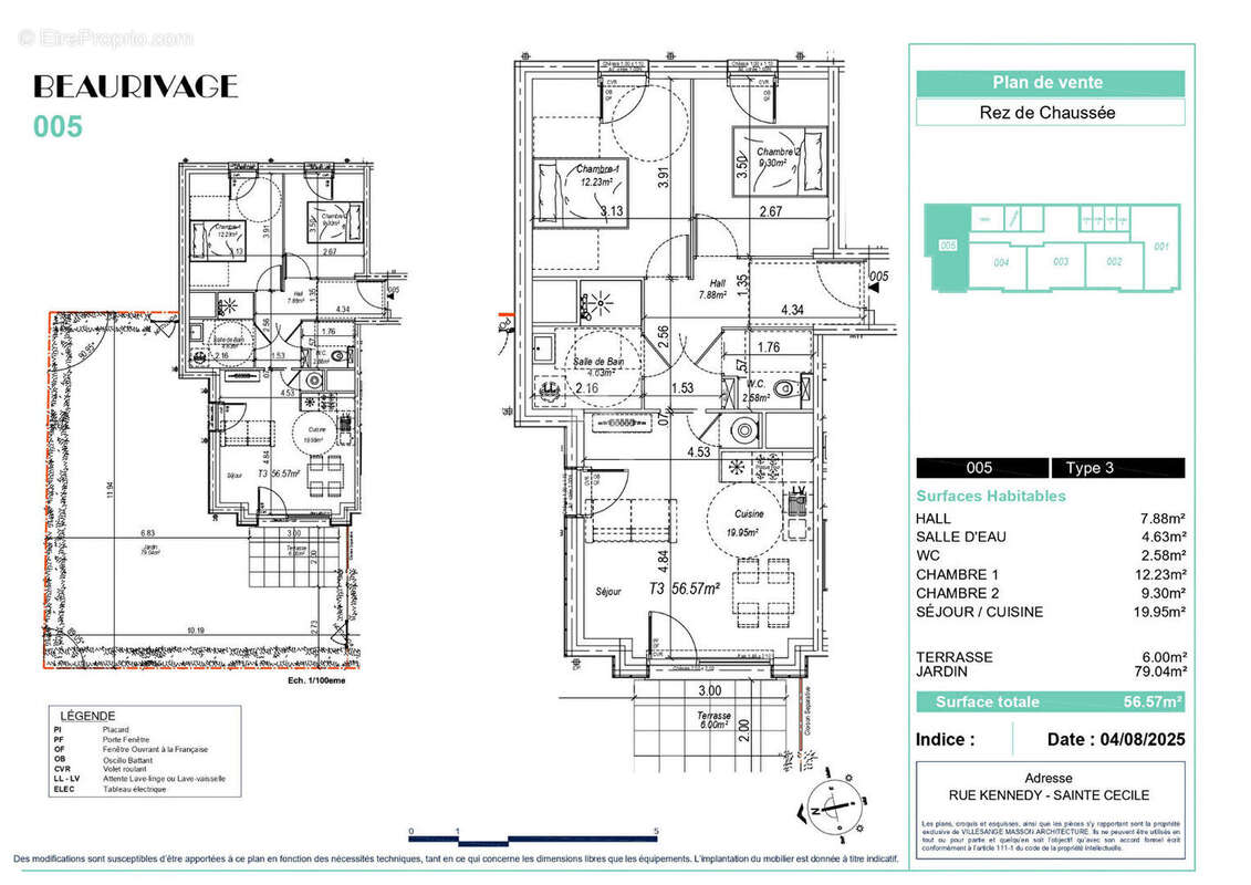 Appartement à CAMIERS