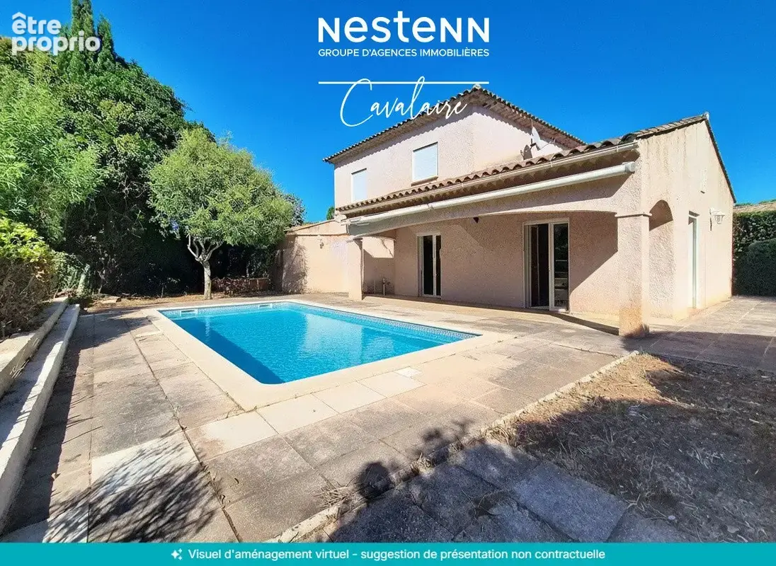 Environnement calme pour cette maison d'environ 141 m² sur  un terrain de 792 m² avec piscine et double garage - photo 1