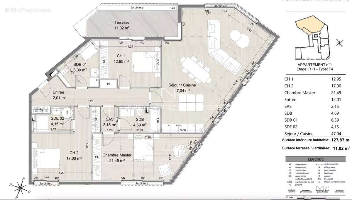 Appartement à BEAULIEU-SUR-MER