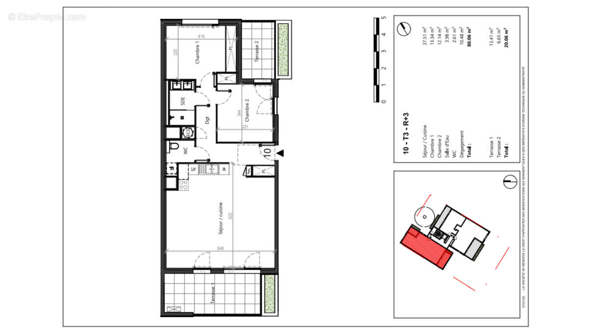 Appartement à TOULOUSE