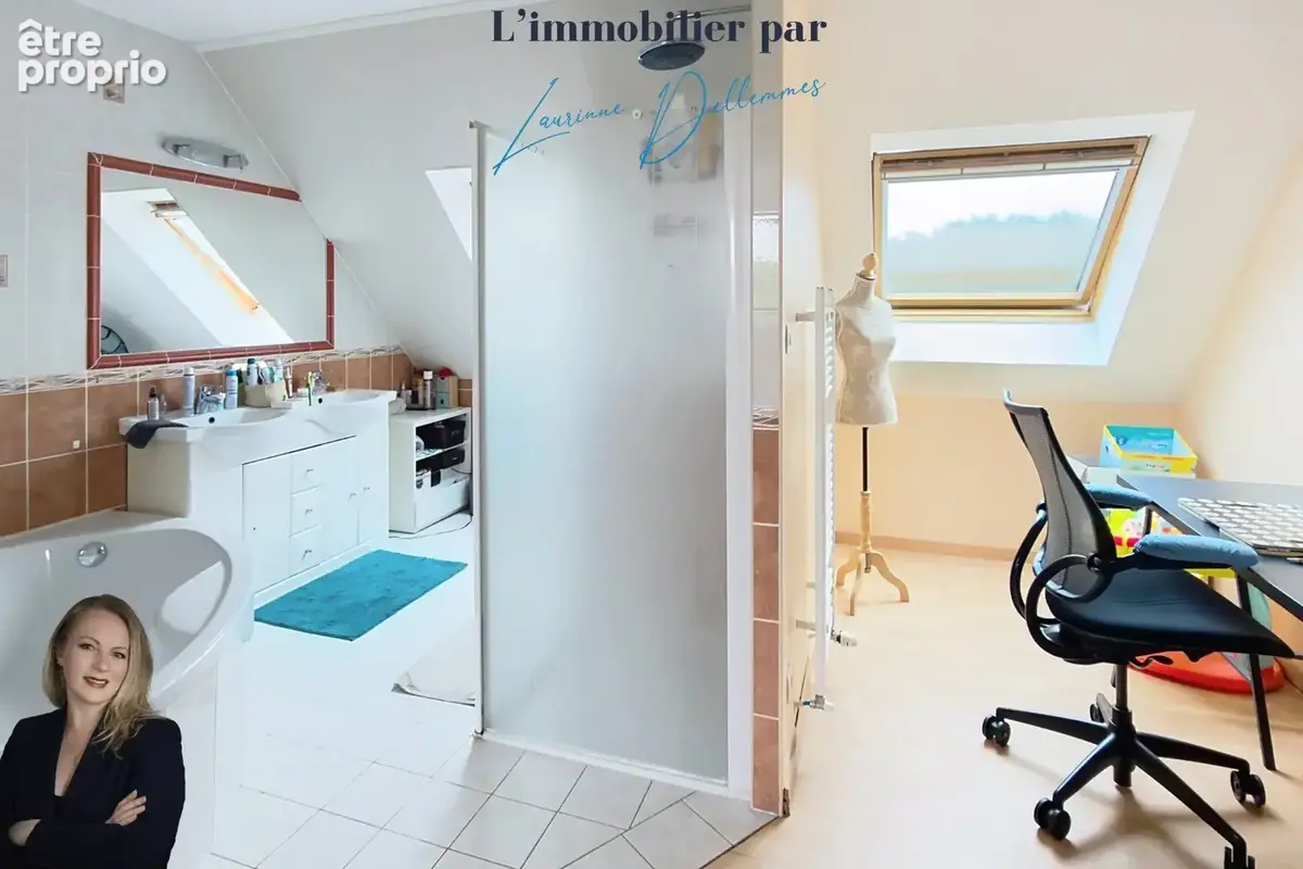 Pavillon individuel semi plain-pied 130 m2, 4 chambres avec garage et son studio indépendant de 30m2 - Thun Saint Amand (59) de  - photo 13
