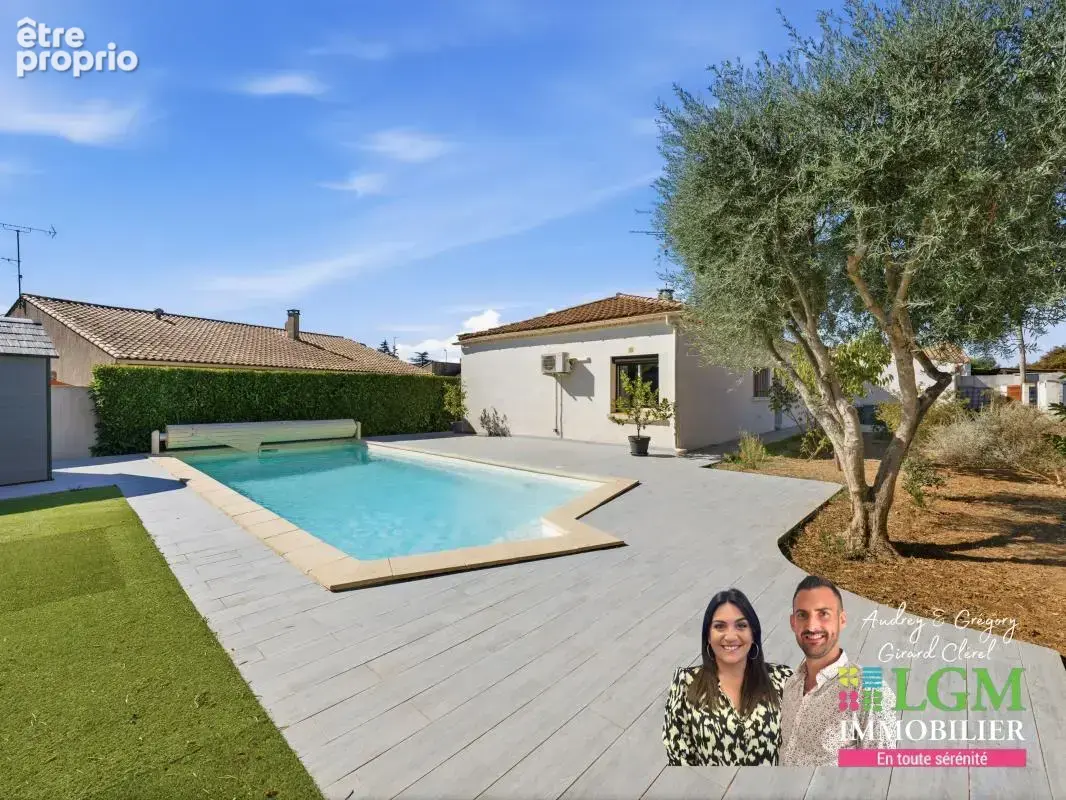 Pignan – plain-pied 4 faces • piscine • grand garage - photo 12