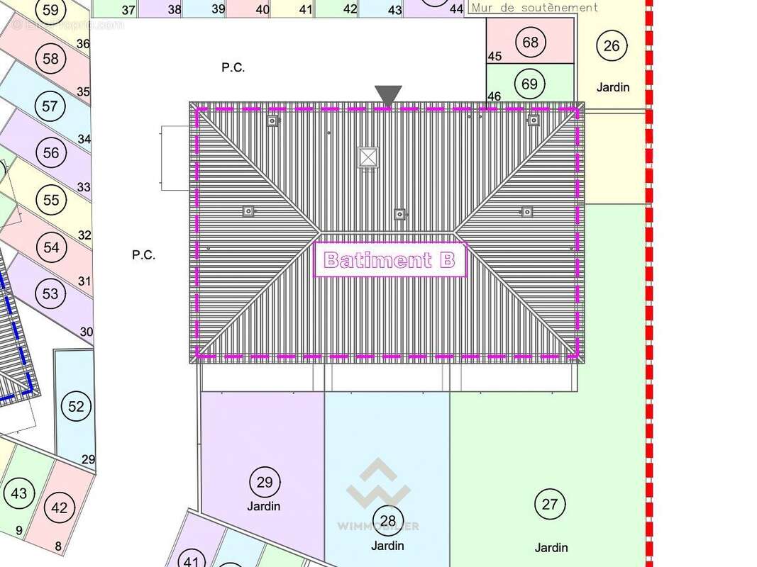 Plan immeuble- Immeuble - La Garde 83130 - Appartement à LA GARDE