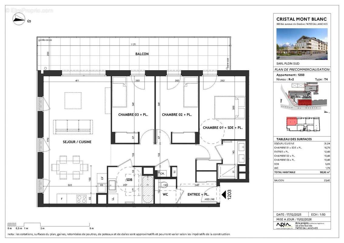 Appartement à SALLANCHES