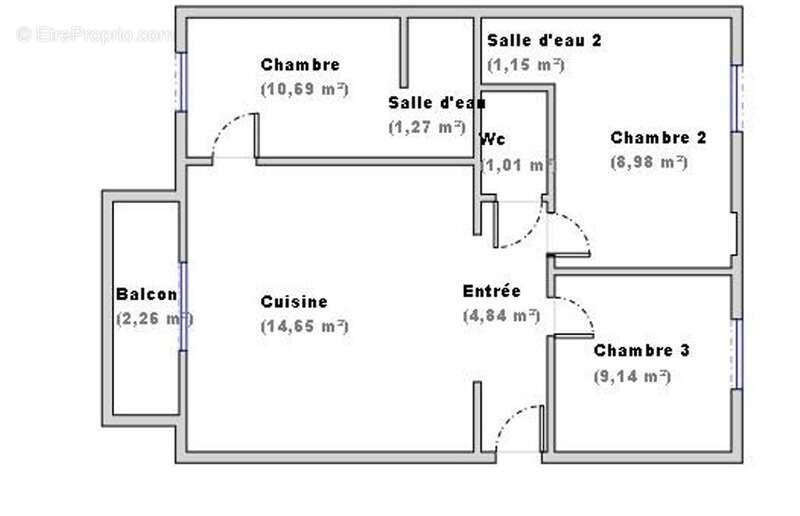 Appartement à vendre 4 pièces VENISSIEUX (69) - photo 5
