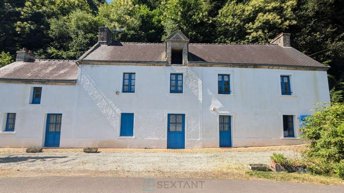 À 8 kilometres de Baud  Maison en pierres, début XXe siècle, face au Blavet - photo 5