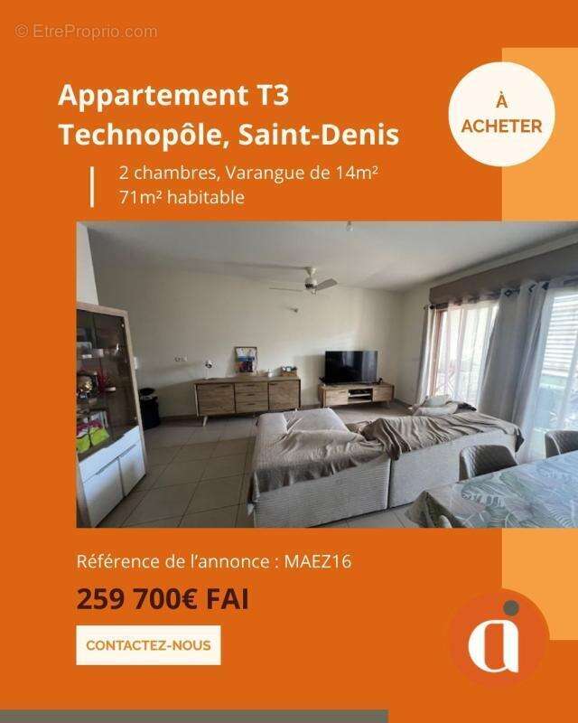Appartement à SAINT-DENIS