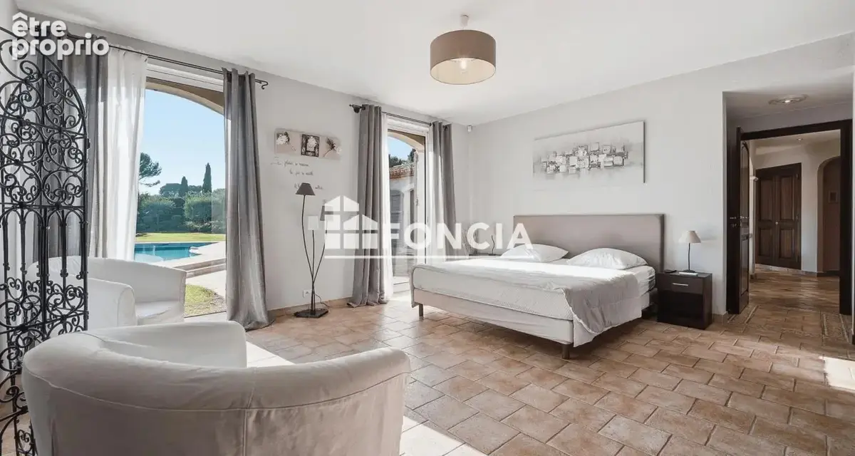 Mougins propriete  sur 2200m2 de terrain paysage - viilla 5 pièces - 233 m² piscine pompe chaleur garage terrasses - photo 9