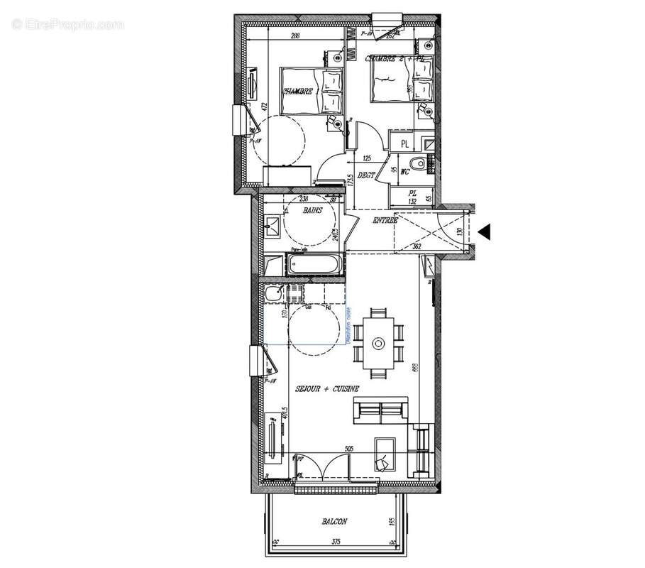 Appartement à PORNIC