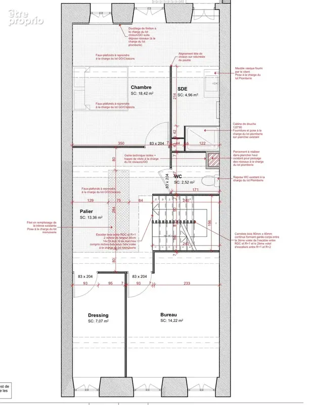 CHATILLON SUR SEINE (21) : ensemble immobilier contemporain de 215m2  rénové en 2024 ,terrain et garage. - photo 32
