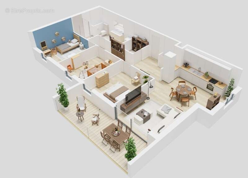 Appartement à MONT-SAINT-MARTIN