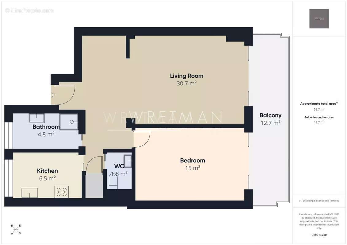 Appartement à MENTON