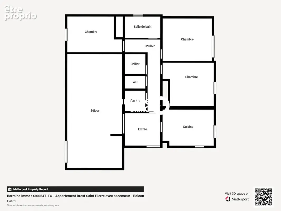 Exclusivité a vendre - brest saint pierre appartement 5 pieces - 95m² - photo 13