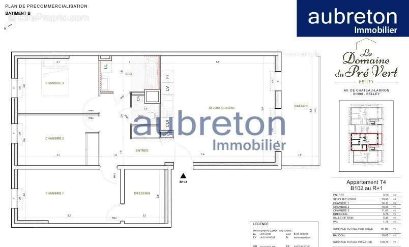 Appartement à BELLEY