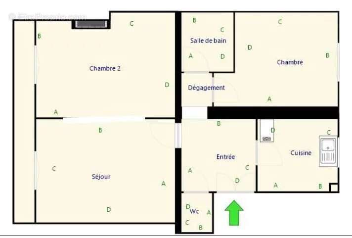 Appartement à PARIS-17E
