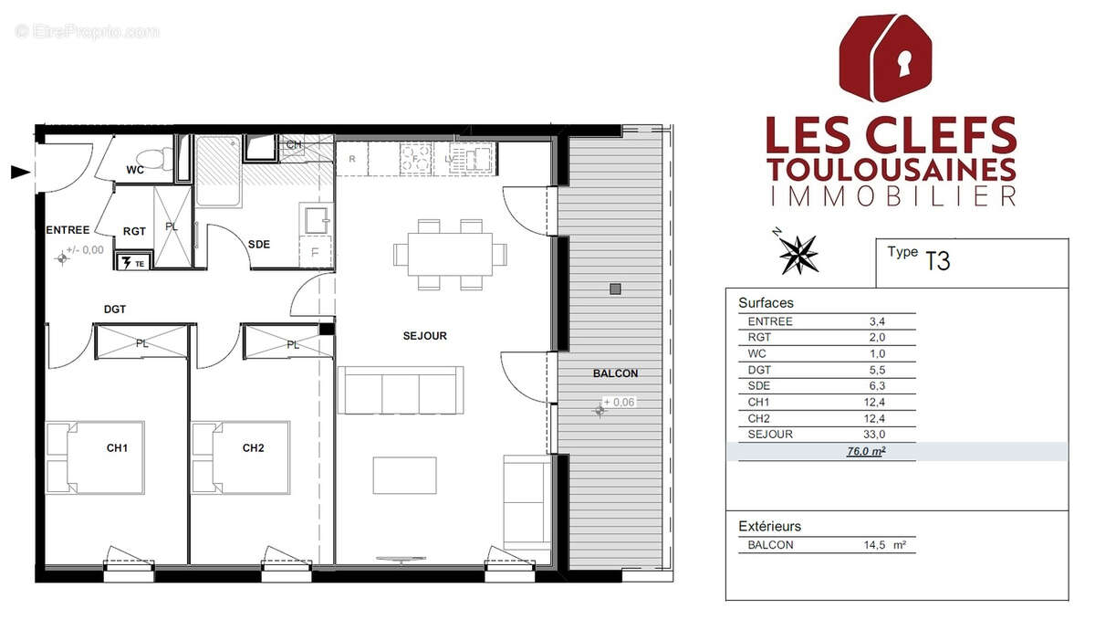 Appartement à CUGNAUX