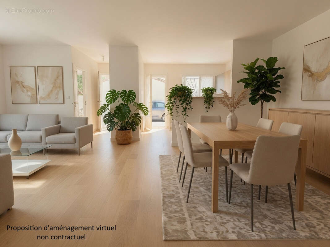 Maison de plain pied avec jardin et stationnements - CAUDÉRAN MONSÉJOUR - photo 2