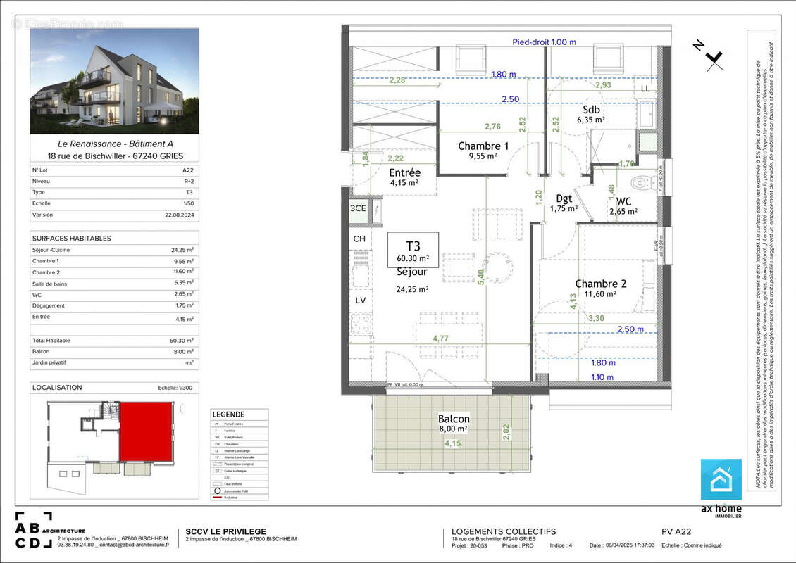 Appartement à GRIES
