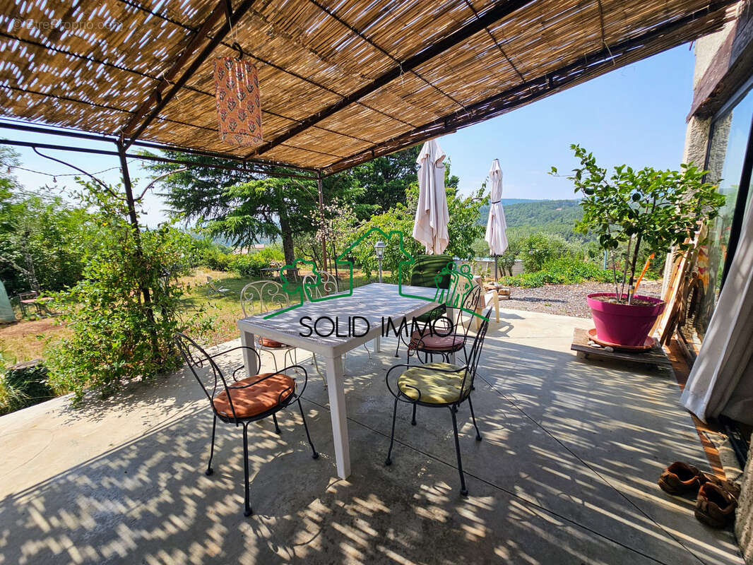 Belle villa avec vue panoramique sur les montagnes   Vinezac - photo 4