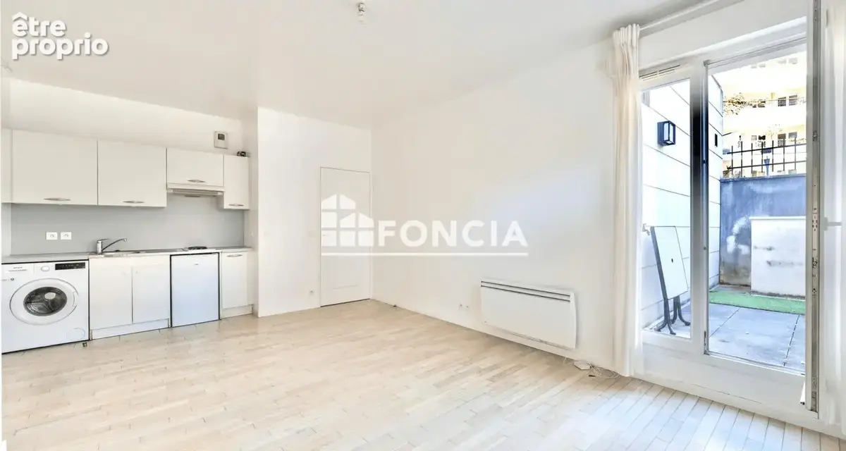 Corbevoie bécon - studio - beau volume - rue jules fery  - terrasse - photo 6