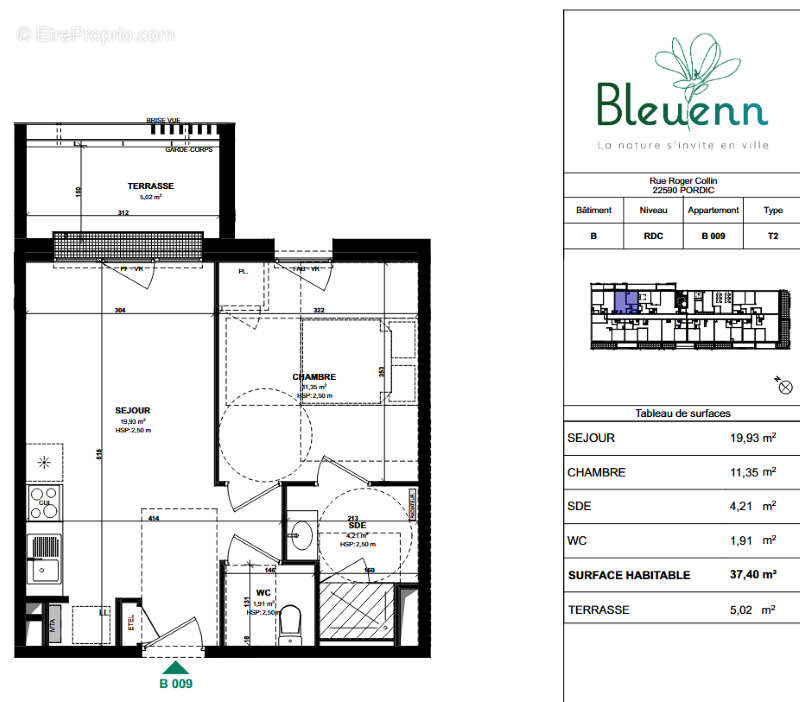 Appartement à PORDIC