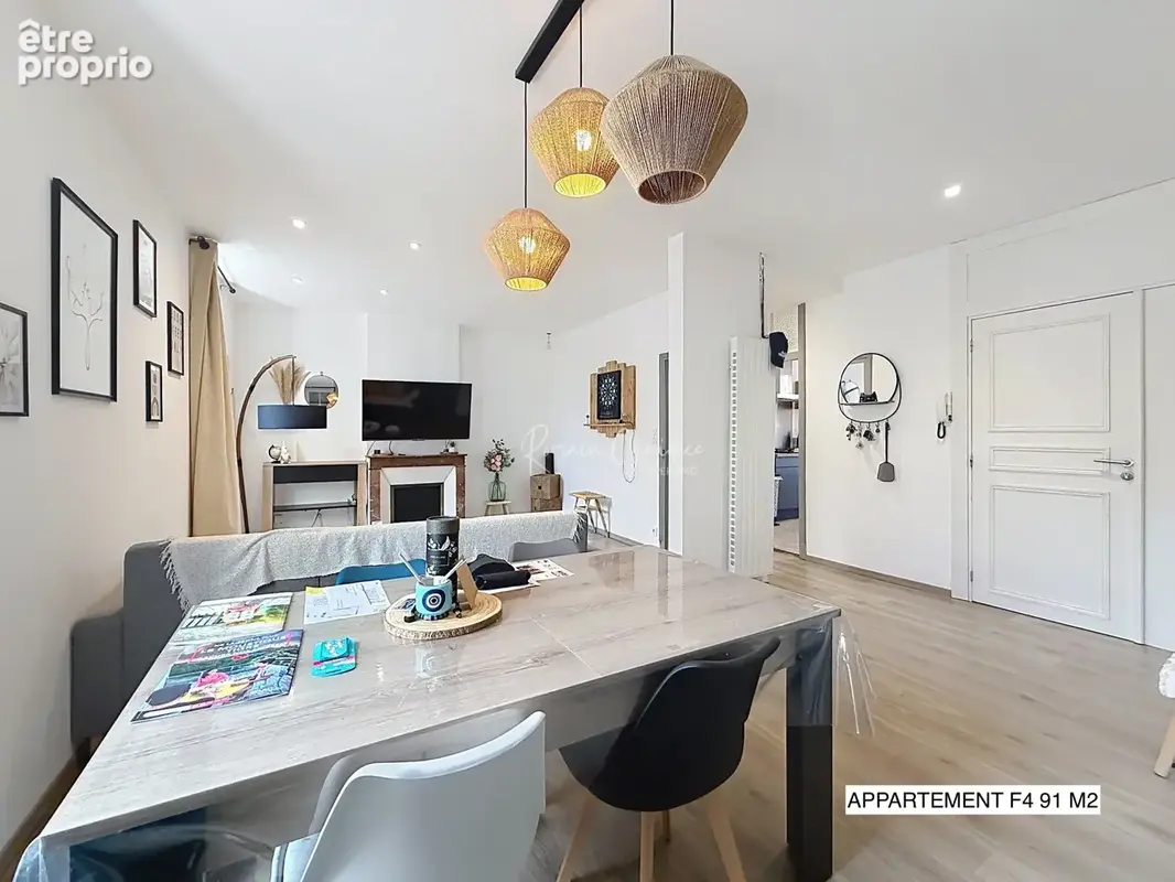 Lot de deux appartements: un f4 de 91 m2 et un f2 de 38 m2 - photo 5