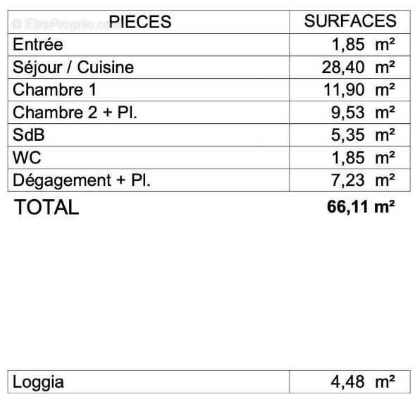 Appartement à CHATEAUBOURG