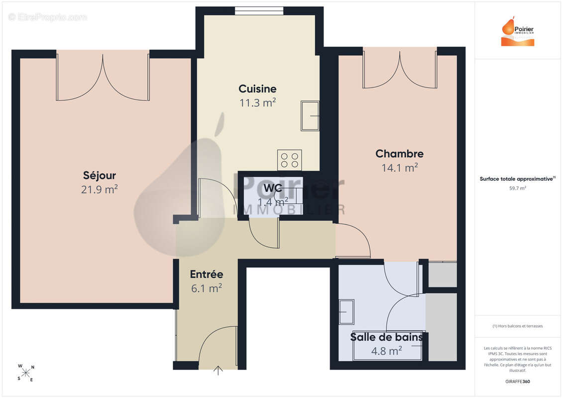 Appartement à THONON-LES-BAINS
