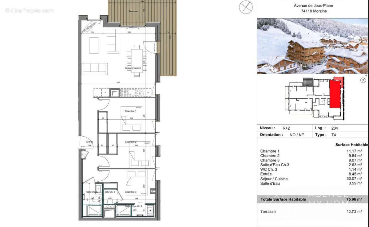 Appartement à MORZINE