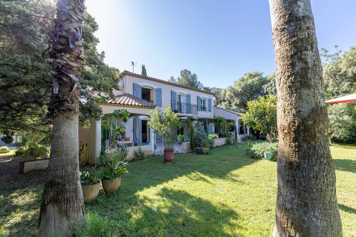 Dans le centre de castelnau le lez (34) ,ideal projet familial : magnifique bastide avec jardin et terrains constructibles - photo 3
