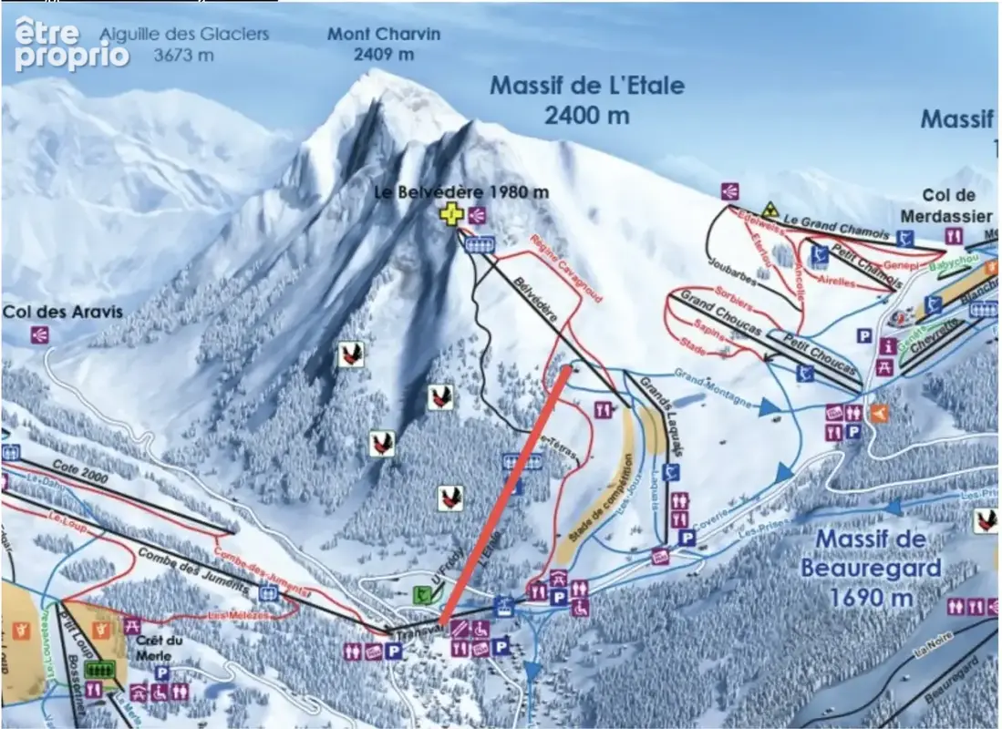 Skis aux pieds - chalet 4 appartements + 5 garages - terrain 915 m2 - photo 10