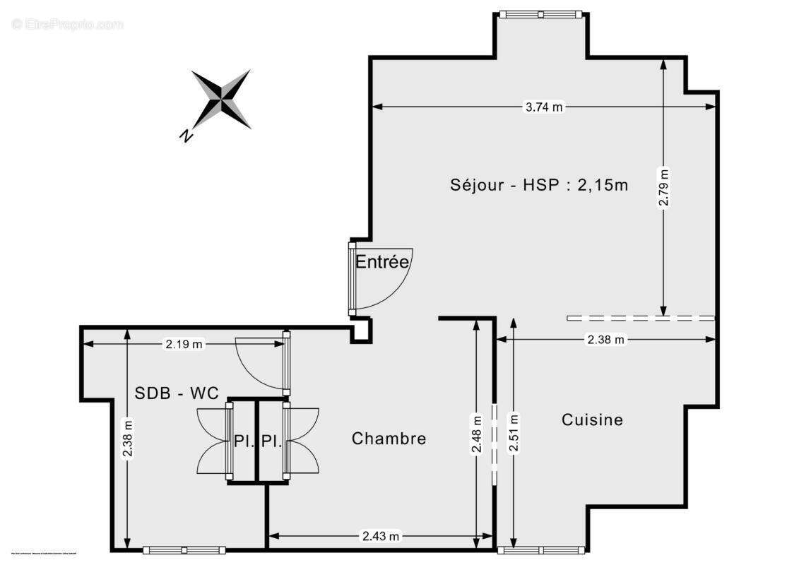 Appartement à PARIS-10E