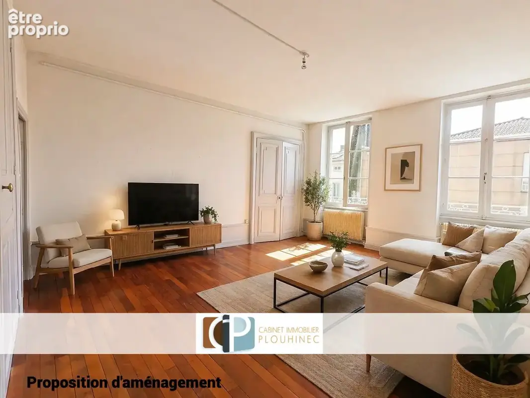 Mâcon, appartement de charme 130 m2. - photo 5