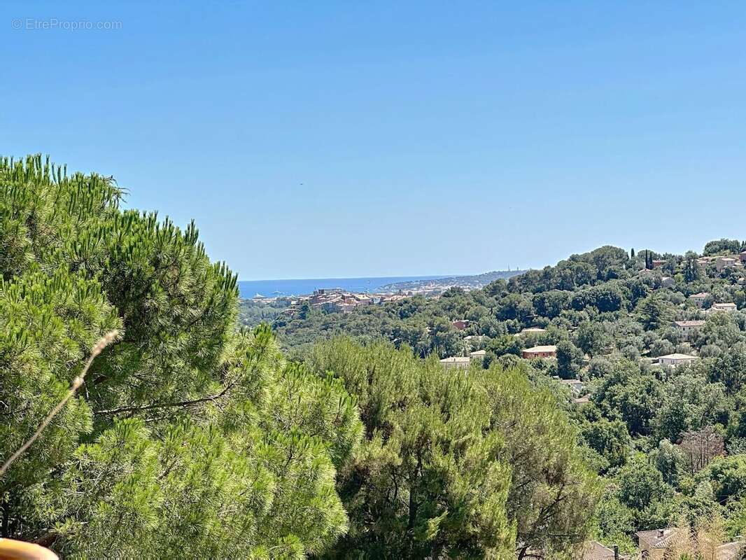 GRANDE VILLA BIOT (06410) vue mer du salon et des chambres - photo 20