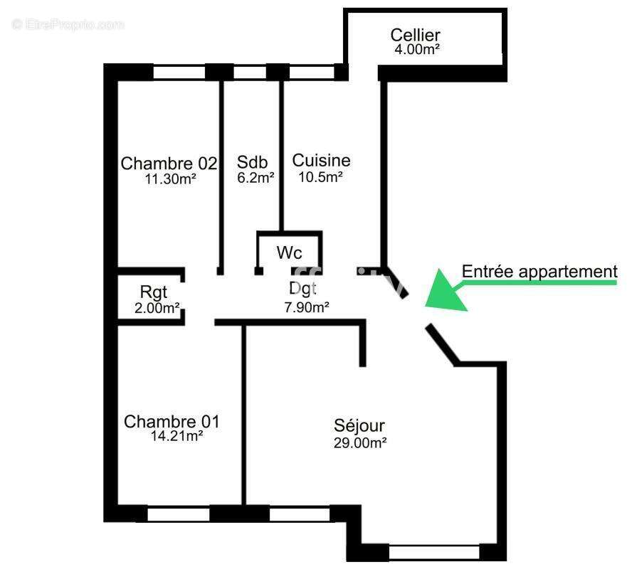 Appartement à CHATENAY-MALABRY