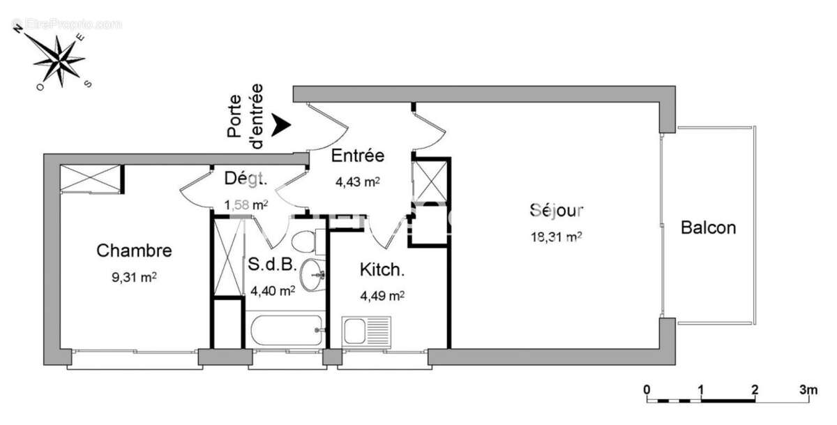 Appartement à RUEIL-MALMAISON