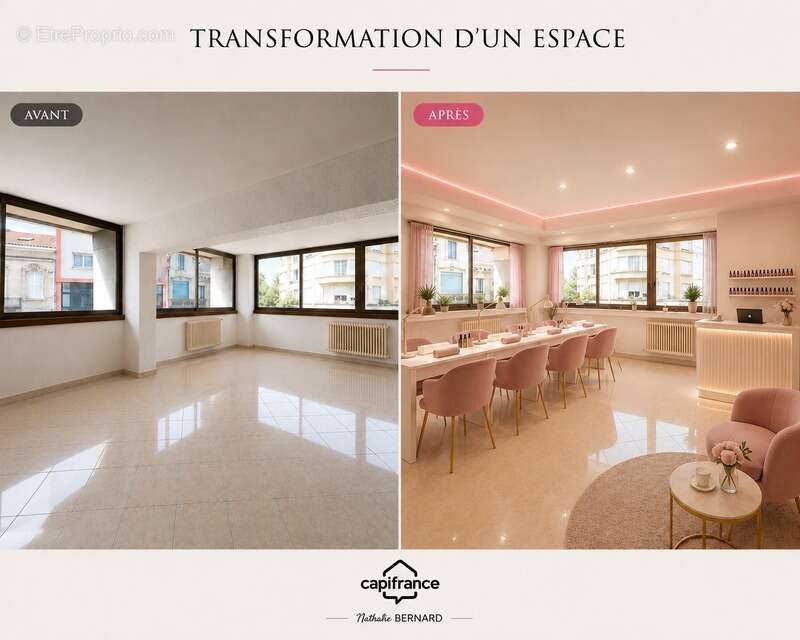 Salon de coiffure – emplacement d’angle – centre-ville d’agen - photo 8