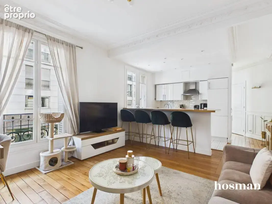 Coup de coeur - 2 pièces de 45m² - Charme de l'ancien et confort de la modernité - Rue de la Chine, 20ème arrondissement - photo 2