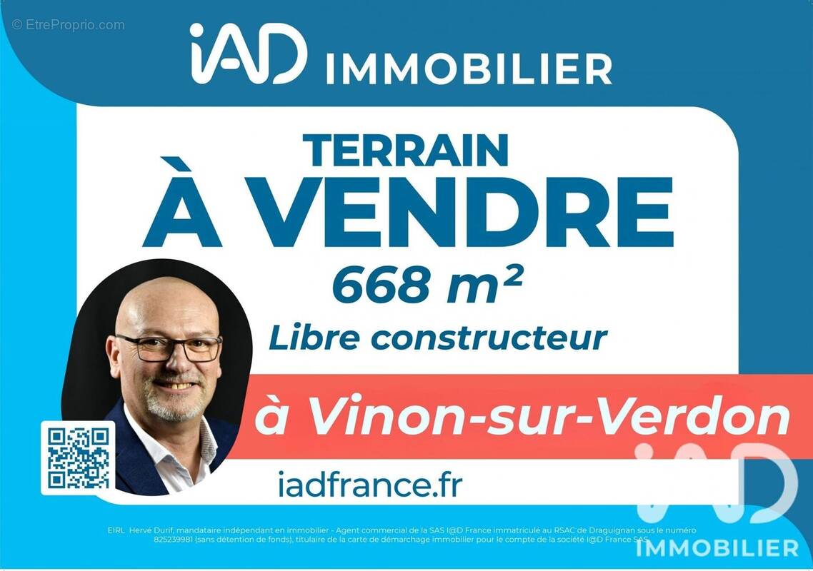 Photo 1 - Terrain à VINON-SUR-VERDON