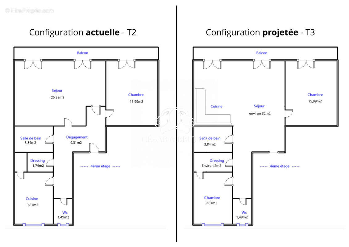 Appartement à LYON-2E