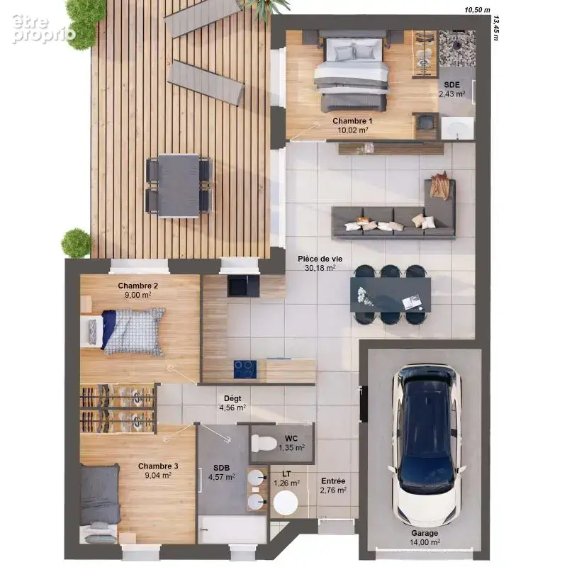 Maison 5 pièces 75 m2 - photo 6