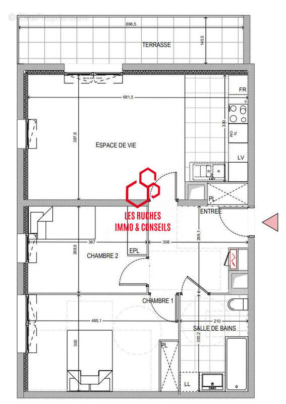 Appartement à LAGNY-SUR-MARNE