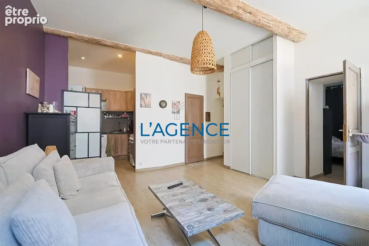 Appartement de type 2 de 45.60m2 refait à neuf - centre-ville - photo 3