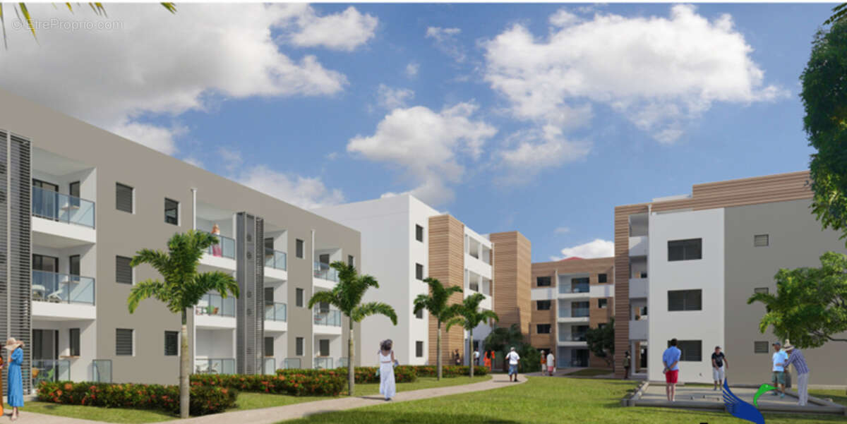 A VENDRE appartement T3 en R+3 a Moule - photo 3